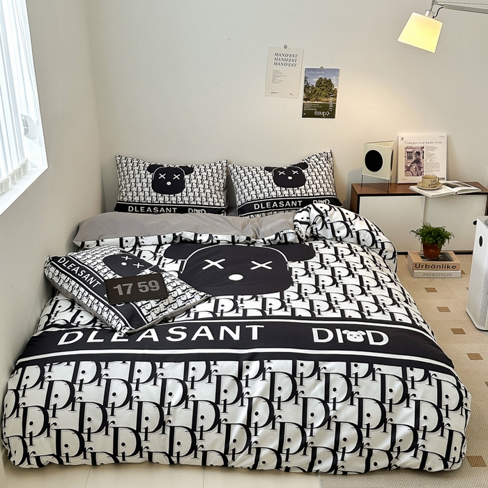 91家纺网 家纺一手货源 找家纺 （总）色鬼布艺高端家居主号 2025新款现代简约网红款四季棉四件套