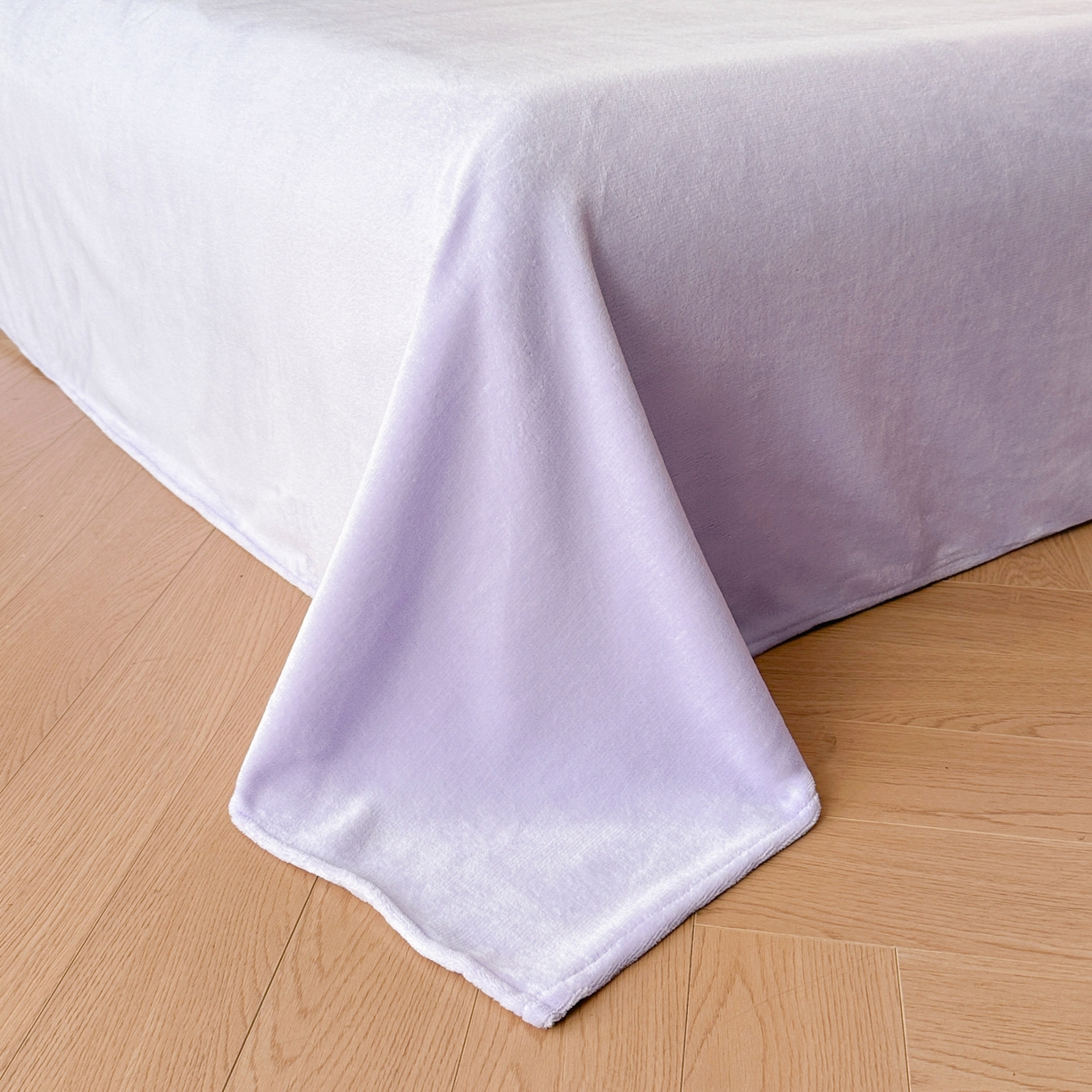 91家纺网 家纺一手货源 找家纺 花满路 2025新款亲肤舒适绒四件套-山茶花系列 山茶花-紫