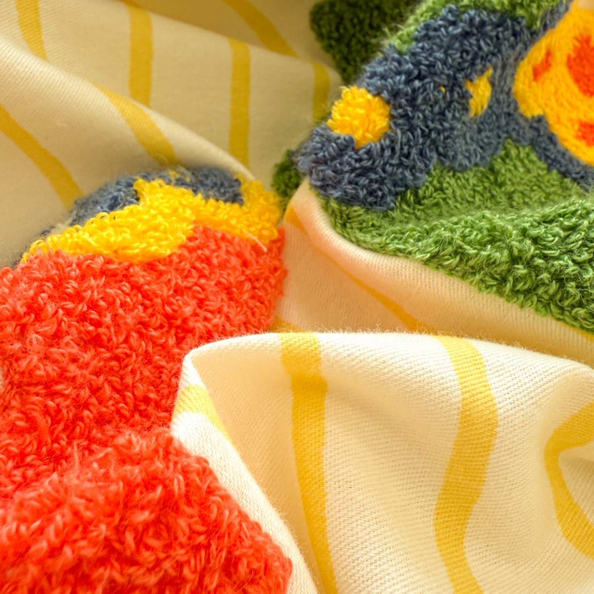 91家纺网 家纺一手货源 找家纺 （总）女子家纺 2025新款全棉磨毛卡通毛巾绣四件套