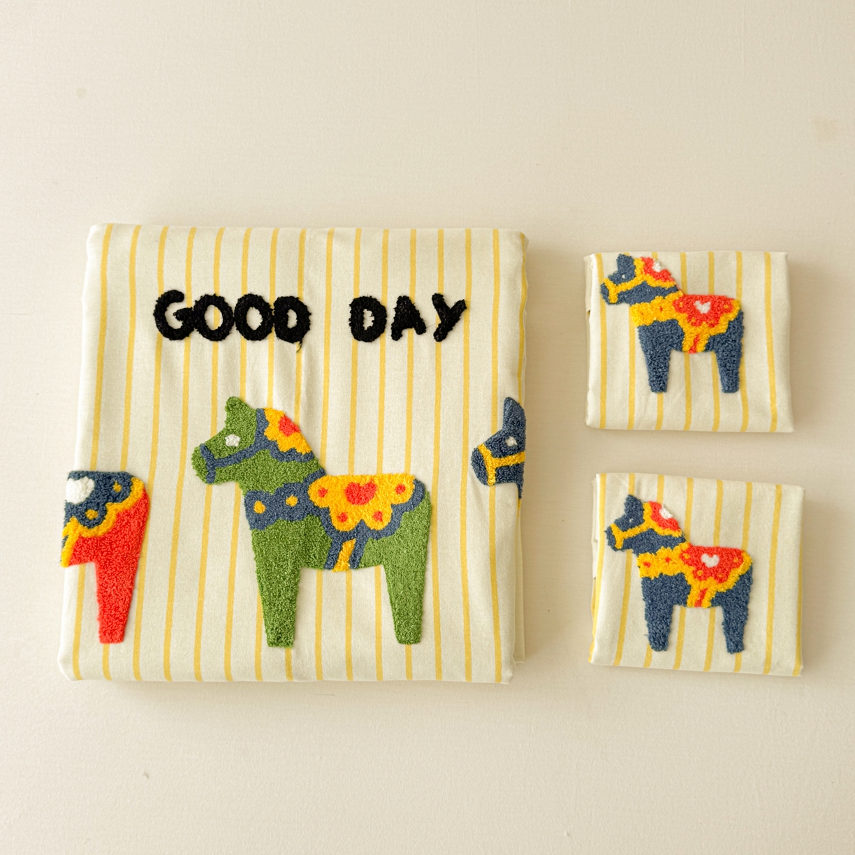 91家纺网 家纺一手货源 找家纺 （总）女子家纺 2025新款全棉磨毛卡通毛巾绣四件套