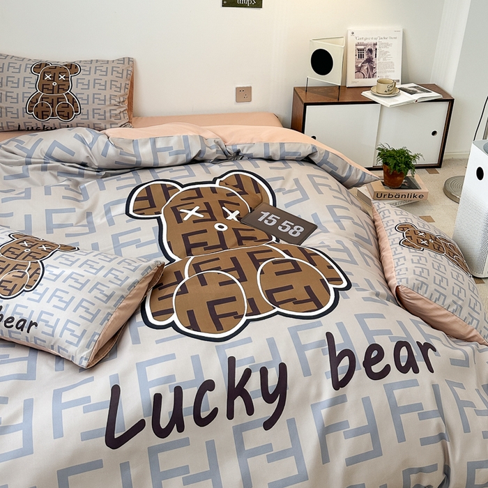 91家纺网 家纺一手货源 找家纺 色鬼布艺高端家居主号 2025新款现代简约网红款四季棉四件套 咔芬