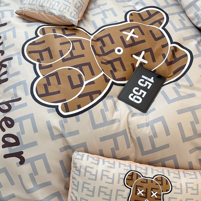 91家纺网 家纺一手货源 找家纺 色鬼布艺高端家居主号 2025新款现代简约网红款四季棉四件套 咔芬