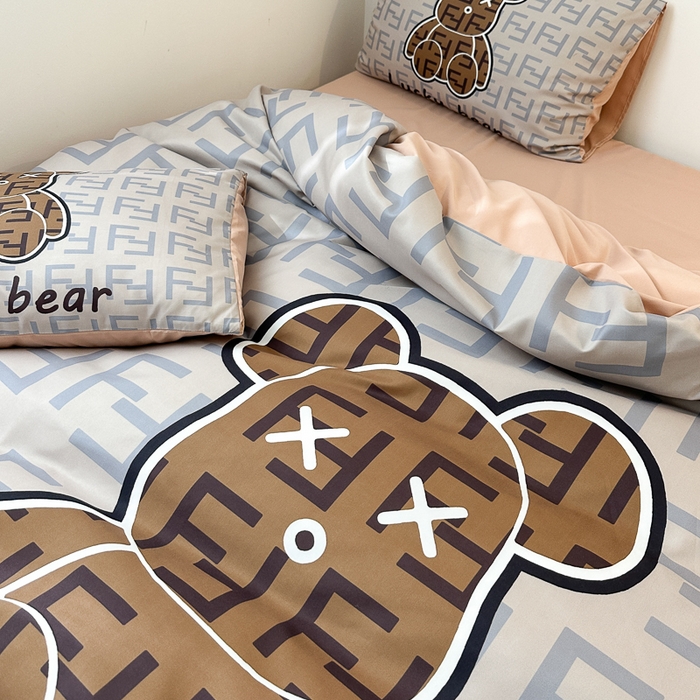 91家纺网 家纺一手货源 找家纺 色鬼布艺高端家居主号 2025新款现代简约网红款四季棉四件套 咔芬