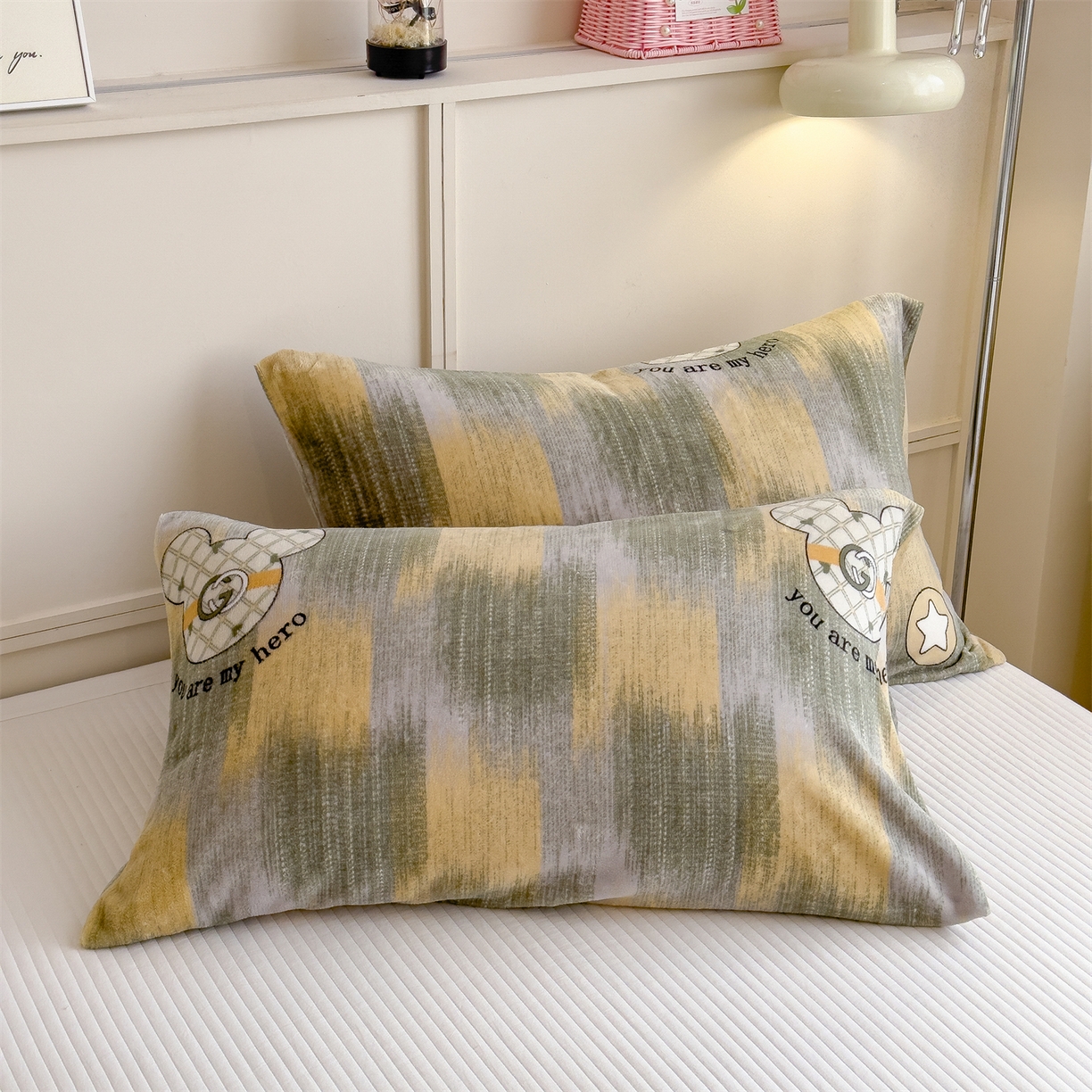 91家纺网 家纺一手货源 找家纺 慕木家纺 2025新款高克重印花牛奶绒云锦绒双层毛毯毛毯毯子（可供跨境提供买家秀） 双层毛毯-乔治奇缘+白