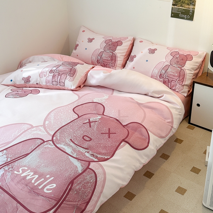 91家纺网 家纺一手货源 找家纺 色鬼布艺高端家居主号 2025新款现代简约网红款四季棉四件套 流沙