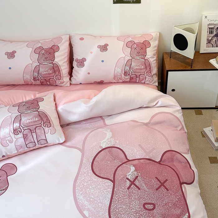 91家纺网 家纺一手货源 找家纺 色鬼布艺高端家居主号 2025新款现代简约网红款四季棉四件套 流沙