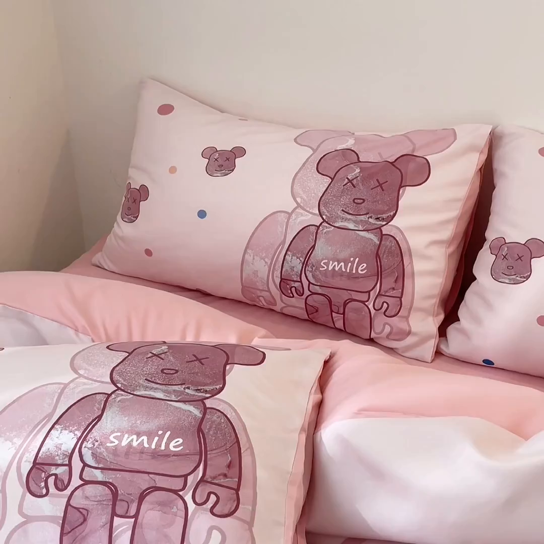 91家纺网 家纺一手货源 找家纺 色鬼布艺高端家居主号 2025新款现代简约网红款四季棉四件套 流沙