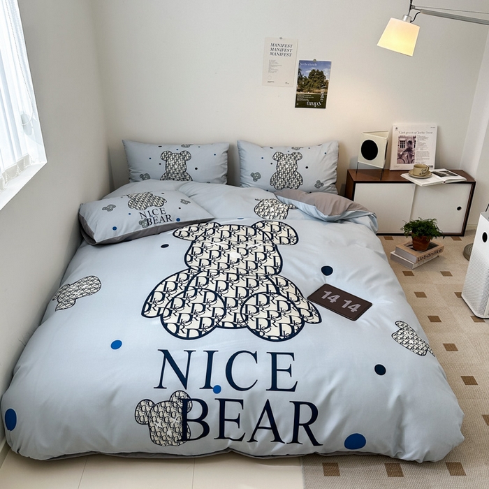 色鬼布艺高端家居主号 2025新款现代简约网红款四季棉四件套 萌迪