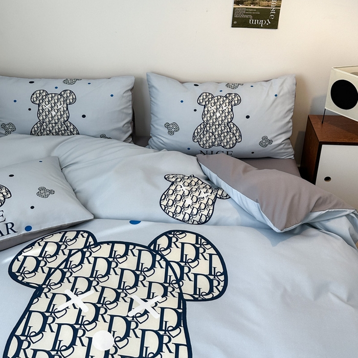 91家纺网 家纺一手货源 找家纺 色鬼布艺高端家居主号 2025新款现代简约网红款四季棉四件套 萌迪