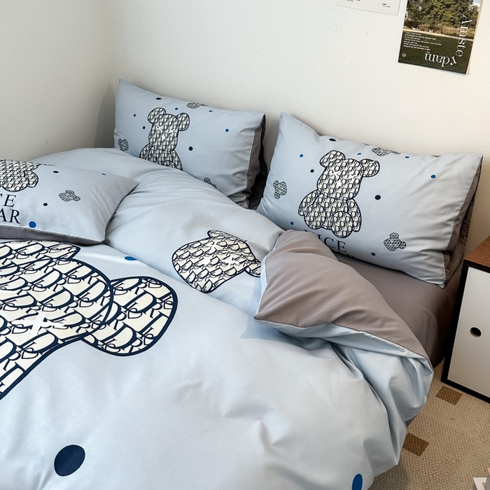 91家纺网 家纺一手货源 找家纺 色鬼布艺高端家居主号 2025新款现代简约网红款四季棉四件套 萌迪