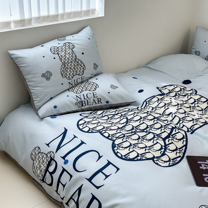 91家纺网 家纺一手货源 找家纺 色鬼布艺高端家居主号 2025新款现代简约网红款四季棉四件套 萌迪