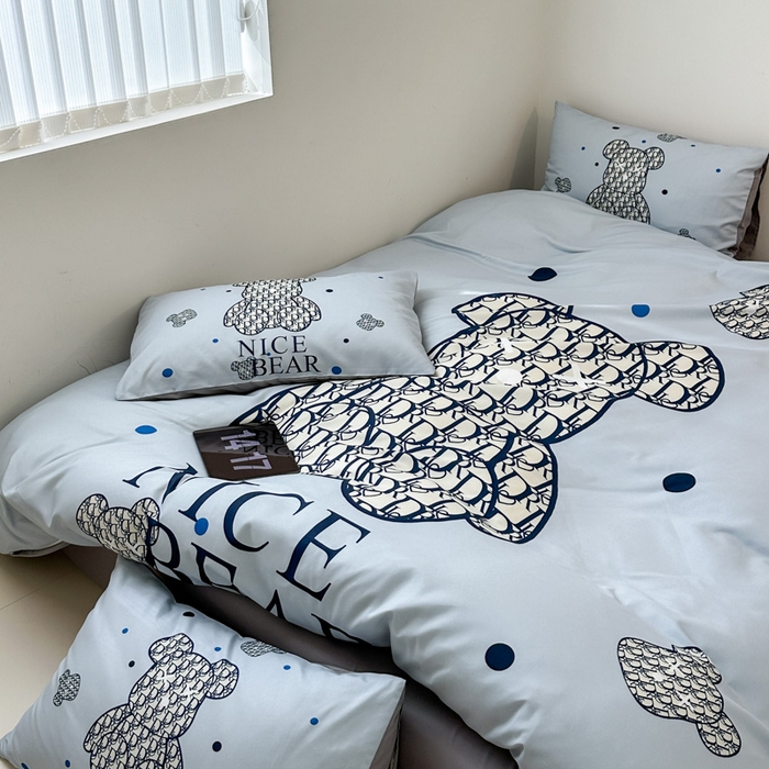 91家纺网 家纺一手货源 找家纺 色鬼布艺高端家居主号 2025新款现代简约网红款四季棉四件套 萌迪