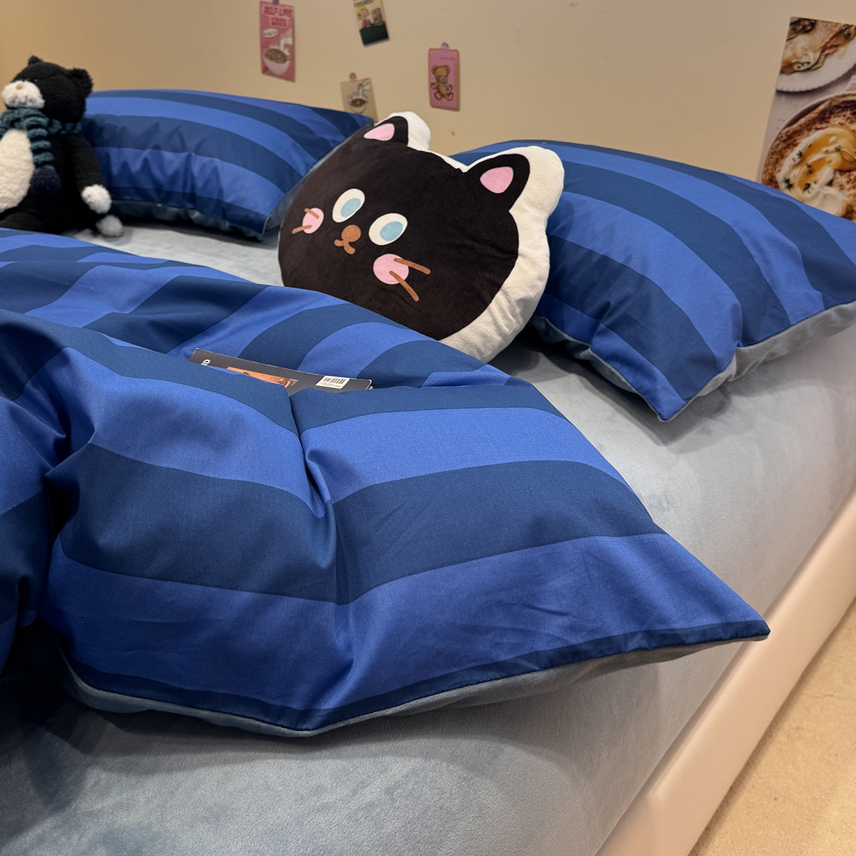 91家纺网 家纺一手货源 找家纺 怡家居 2025新款秋冬保暖全棉加绒四件套 时光里