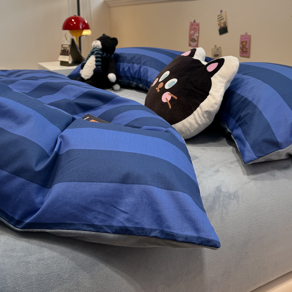 91家纺网 家纺一手货源 找家纺 怡家居 2025新款秋冬保暖全棉加绒四件套 时光里