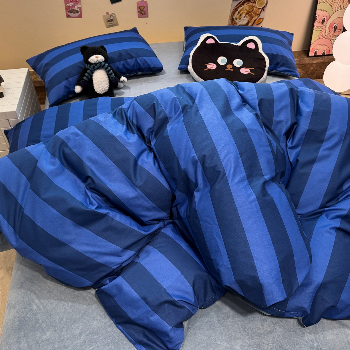 91家纺网 家纺一手货源 找家纺 怡家居 2025新款秋冬保暖全棉加绒四件套 时光里