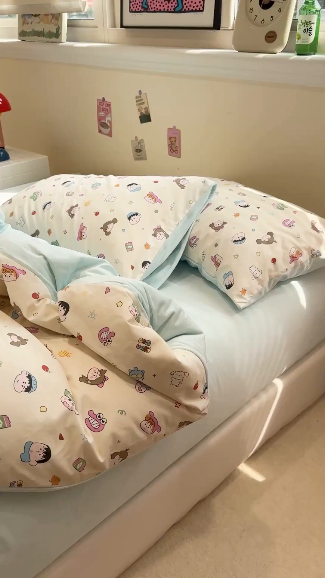 91家纺网 家纺一手货源 找家纺 怡家居 2025新款秋冬保暖全棉加绒四件套 蜡笔小新