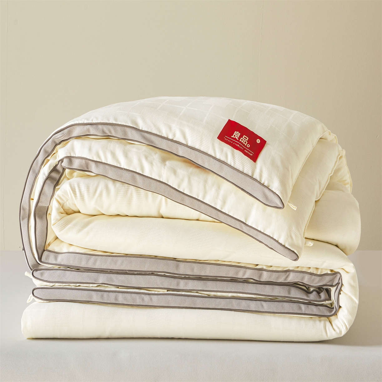 梵蒂莎 2025新款提莱雅棉花被秋冬逸格被被子被芯-场景二 逸格-浅灰