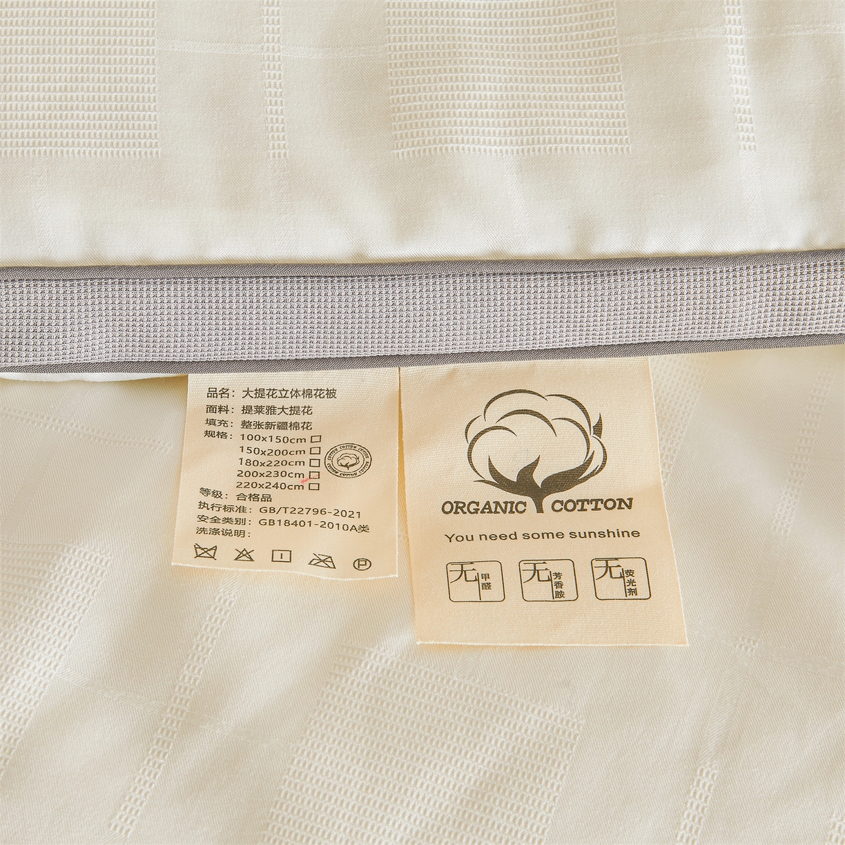 91家纺网 家纺一手货源 找家纺 梵蒂莎 2025新款提莱雅棉花被秋冬逸格被被子被芯-场景二 逸格-浅灰