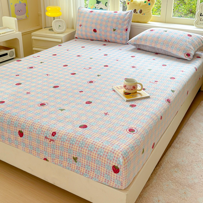 91家纺网 家纺一手货源 找家纺 （总）澜妃 2025新款高克重软软糯糯牛奶绒单床笠CL系列（小红书推荐）