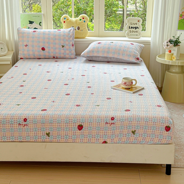 91家纺网 家纺一手货源 找家纺 （总）澜妃 2025新款高克重软软糯糯牛奶绒单床笠CL系列（小红书推荐）