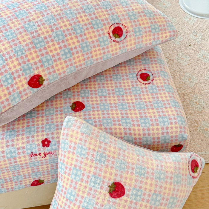 91家纺网 家纺一手货源 找家纺 （总）澜妃 2025新款高克重软软糯糯牛奶绒单床笠CL系列（小红书推荐）