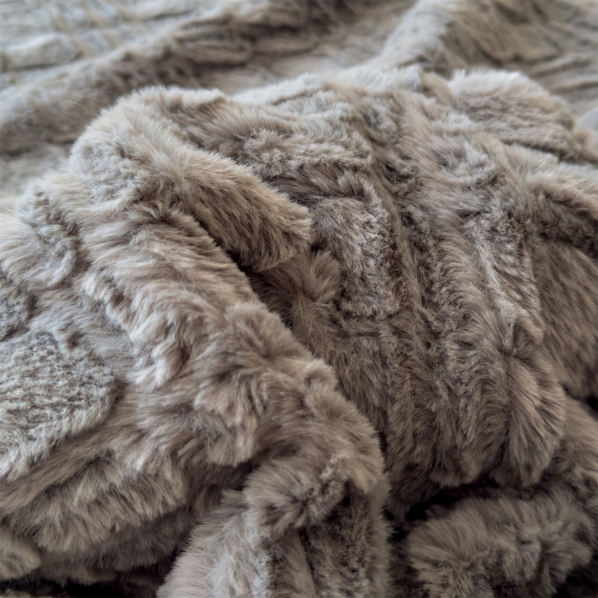 91家纺网 家纺一手货源 找家纺 慕木家纺 2025新款高克重加厚兔毛绒斜纹双层毛毯毛毯毯子（可供跨境提供买家秀） 兔兔绒-斜纹-夜空灰