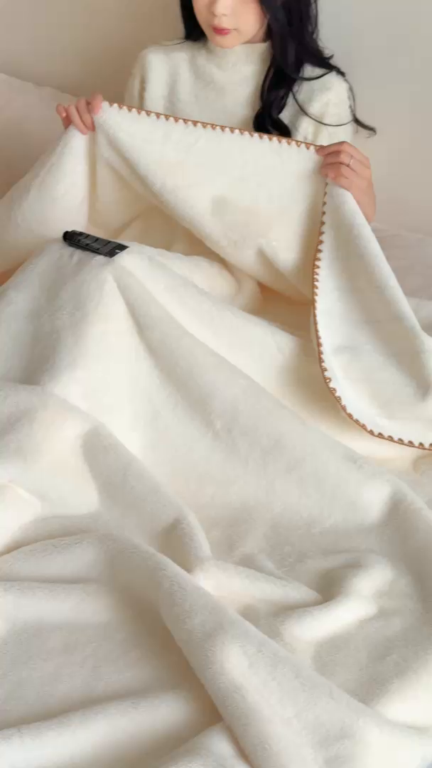 91家纺网 家纺一手货源 找家纺 （总）ONE TWO ONE 121 2025新款兔绒毛毯子披肩办公室午睡空调沙发毯冬季加厚珊瑚绒盖毯牛奶绒【会员-5】 【提供买家秀】 控价 88/ 138/158/188