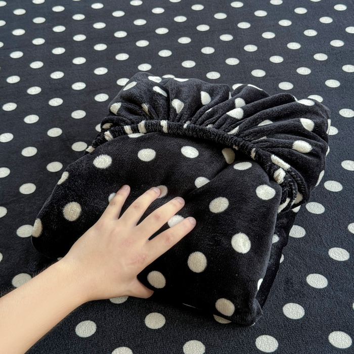 91家纺网 家纺一手货源 找家纺 澜妃 2025新款高克重软软糯糯牛奶绒单床笠CL系列（小红书推荐） CL-黑珍珠