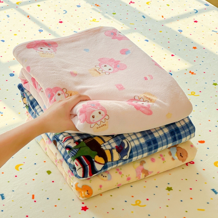 91家纺网 家纺一手货源 找家纺 澜妃 2025新款高克重软软糯糯牛奶绒单床单CD系列（小红书推荐） 组合