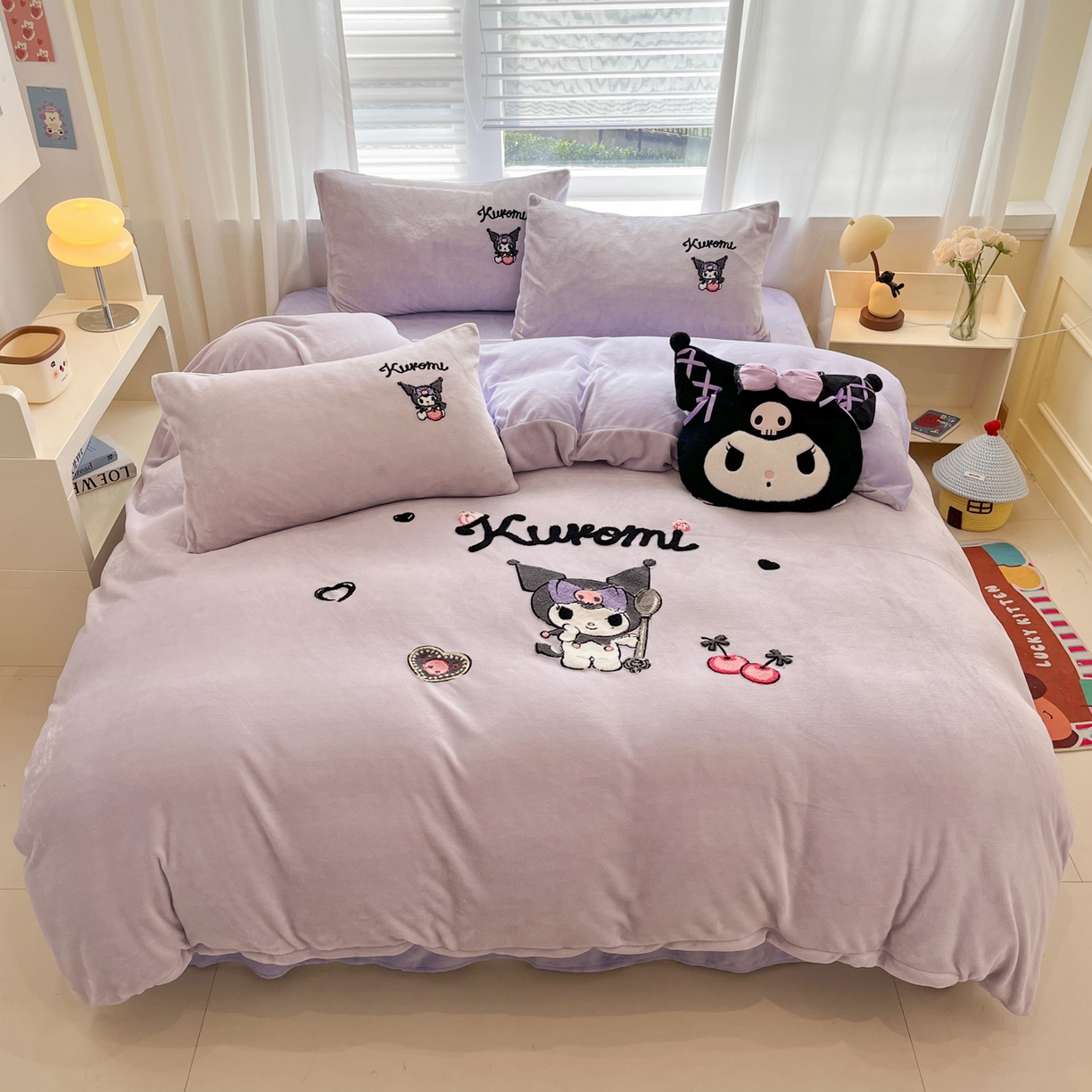 91家纺网 家纺一手货源 找家纺 （总）沐辰 2025新款A类全棉磨毛绣花单品床单床笠