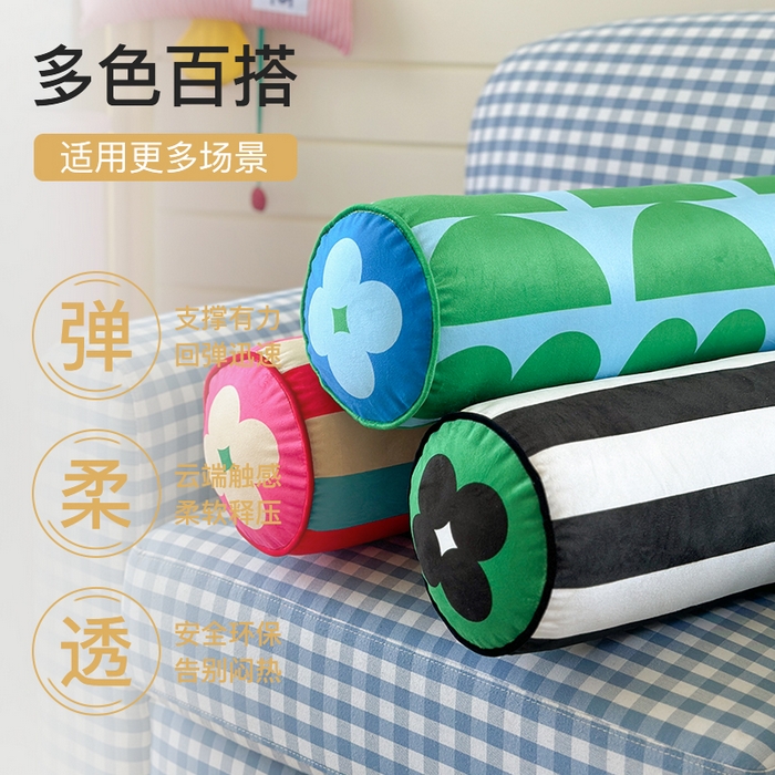 91家纺网 家纺一手货源 找家纺 （总）美茉家居 2025新款荷兰绒丝绒炫彩糖果抱枕