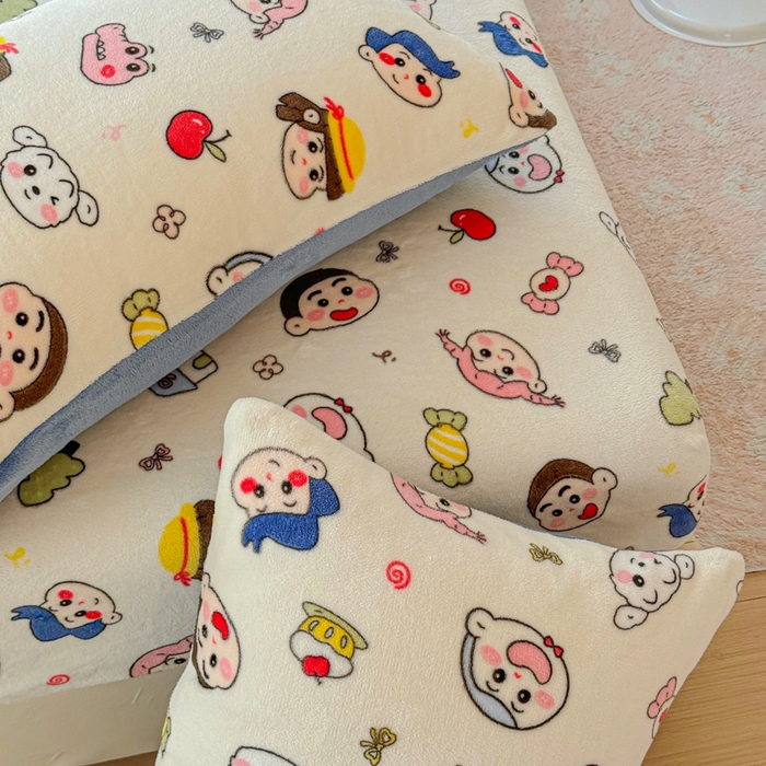 91家纺网 家纺一手货源 找家纺 澜妃 2025新款高克重软软糯糯牛奶绒单床笠CL系列（小红书推荐） CL-小小新