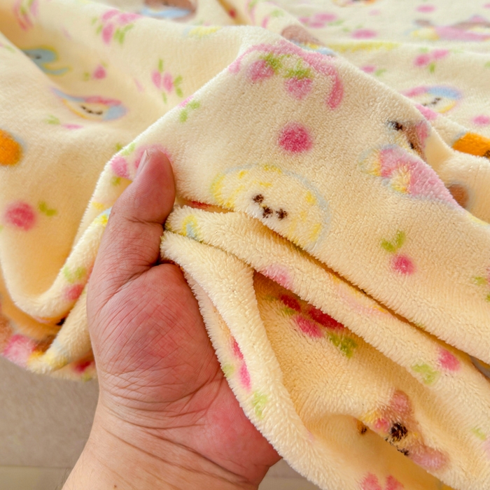 91家纺网 家纺一手货源 找家纺 澜妃 2025新款高克重软软糯糯牛奶绒单床单CD系列（小红书推荐） CD-卖萌修狗