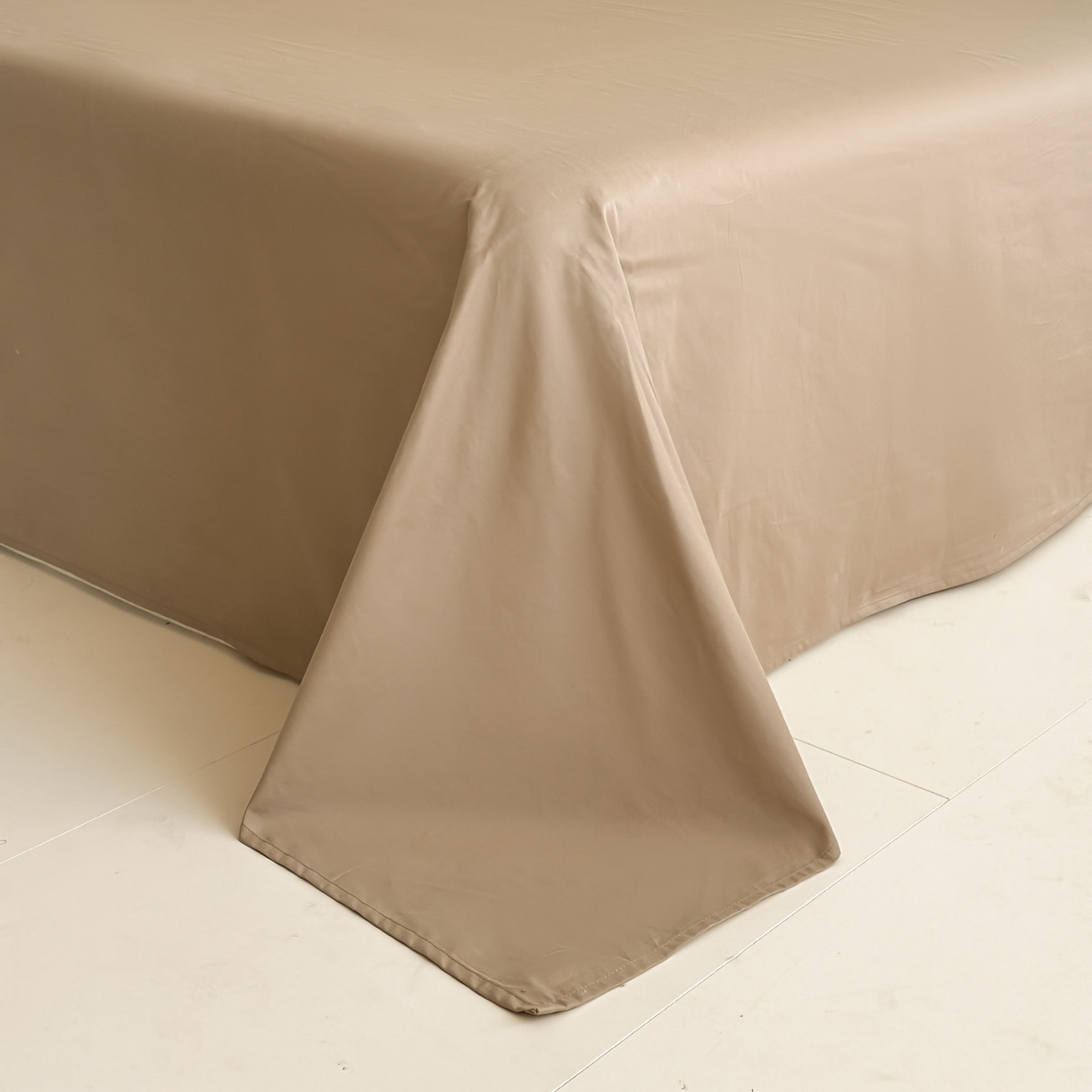 91家纺网 家纺一手货源 找家纺 拼社家纺 2025秋冬A类全棉加厚磨毛四件套刺绣纯棉不掉毛四件套-缪斯（提供买家秀） 缪斯-星月米+亚麻咖