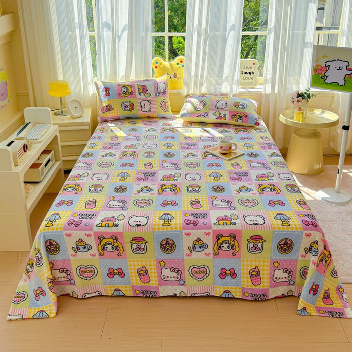 91家纺网 家纺一手货源 找家纺 澜妃 2025新款高克重软软糯糯牛奶绒单床单CD系列（小红书推荐） CD-少女心