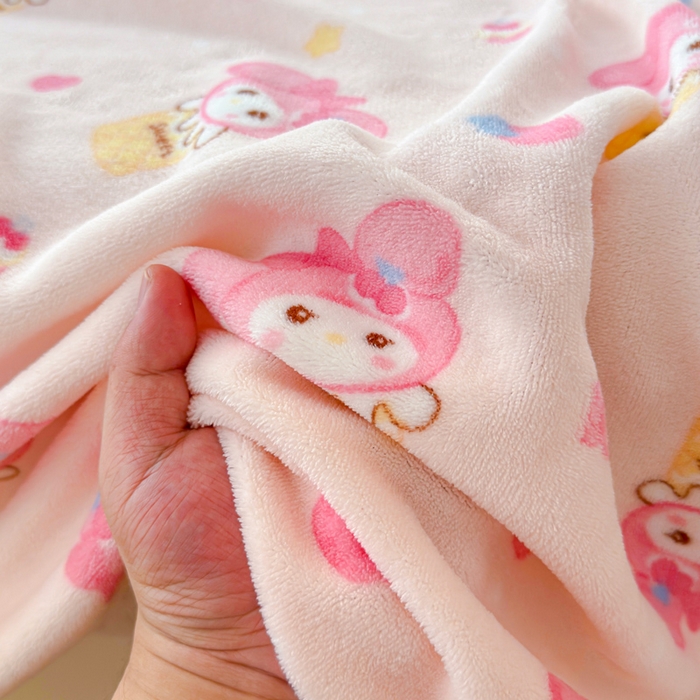 91家纺网 家纺一手货源 找家纺 澜妃 2025新款高克重软软糯糯牛奶绒单床单CD系列（小红书推荐） CD-小美甜品屋