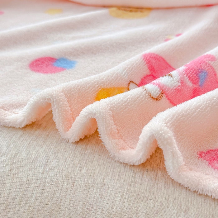 91家纺网 家纺一手货源 找家纺 澜妃 2025新款高克重软软糯糯牛奶绒单床单CD系列（小红书推荐） CD-小美甜品屋