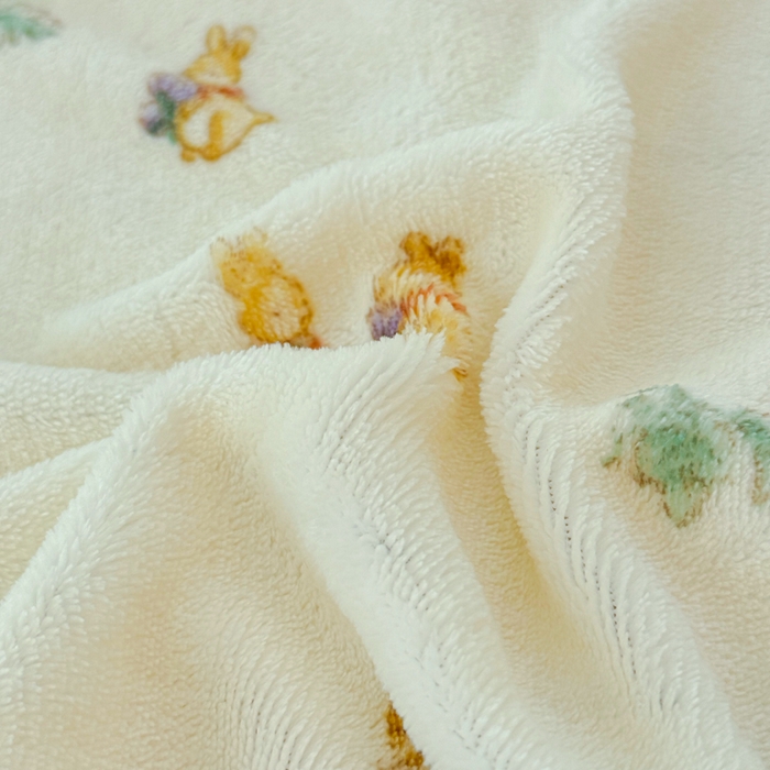 91家纺网 家纺一手货源 找家纺 澜妃 2025新款高克重软软糯糯牛奶绒单床单CD系列（小红书推荐） CD-小兔幻境