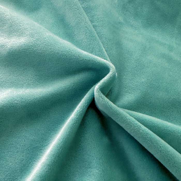 91家纺网 家纺一手货源 找家纺 爱彼家纺 2025冬季新款高克重水晶绒羽毛刺绣系列四件套-风格二 羽毛-浅水绿