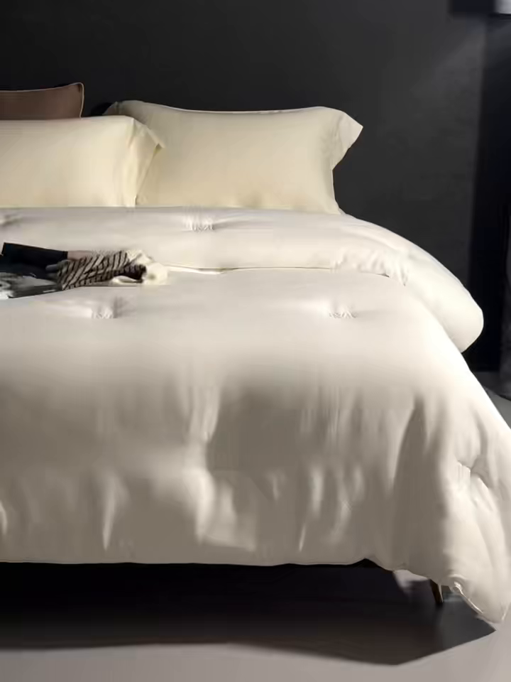 91家纺网 家纺一手货源 找家纺 南通朵美纺织品有限公司 2025新款3M新雪丽高效暖绒被被子被芯 新雪丽-白色