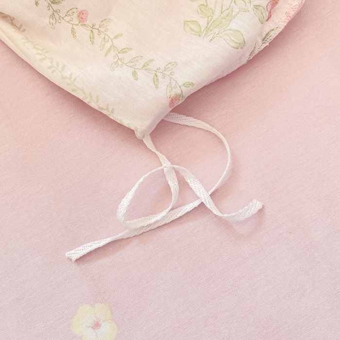 91家纺网 家纺一手货源 找家纺 凌鼎 2025新款多规格掉边13070全棉四件套粉色恋歌