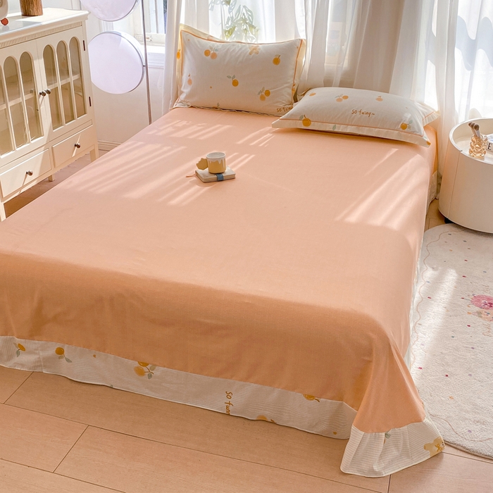 91家纺网 家纺一手货源 找家纺 凌鼎 2025新款多规格掉边13070全棉四件套欢乐碰碰熊