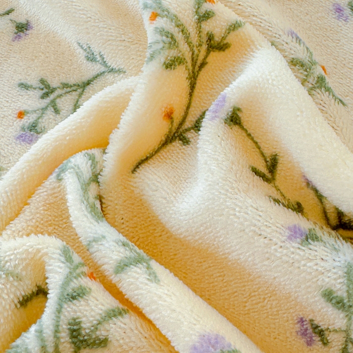 91家纺网 家纺一手货源 找家纺 澜妃 2025新款高克重软软糯糯牛奶绒单床单CD系列（小红书推荐） CD-枝枝兔