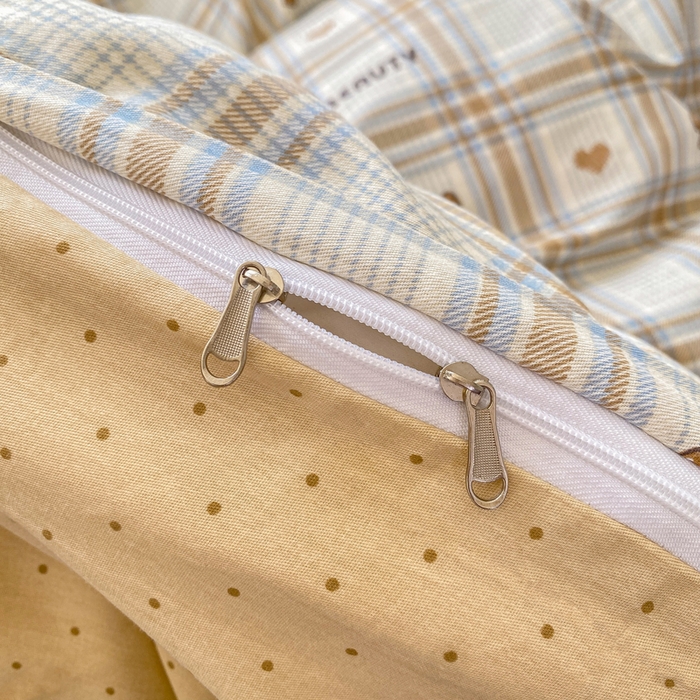 91家纺网 家纺一手货源 找家纺 凌鼎 2025新款多规格掉边13070全棉四件套时光记忆