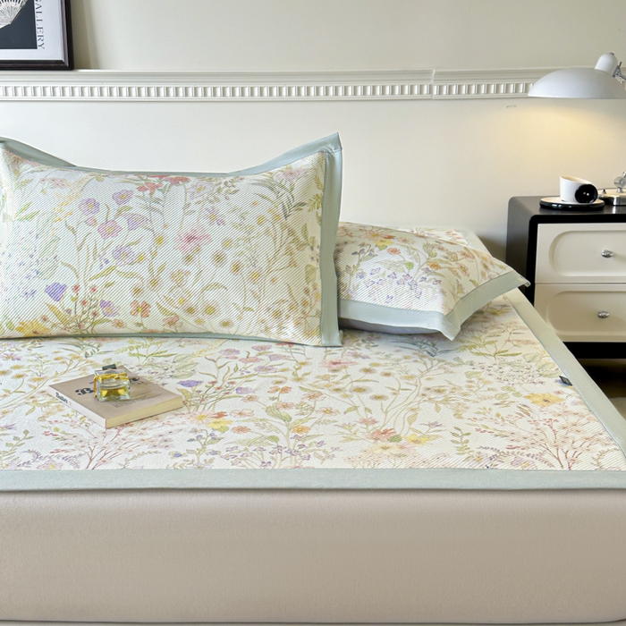 91家纺网 家纺一手货源 找家纺 （总）宜代光年 2025新款数码印花冰藤席