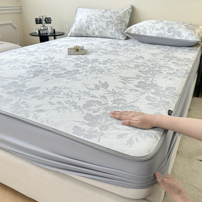 91家纺网 家纺一手货源 找家纺 （总）宜代光年 2025新款数码印花冰藤席