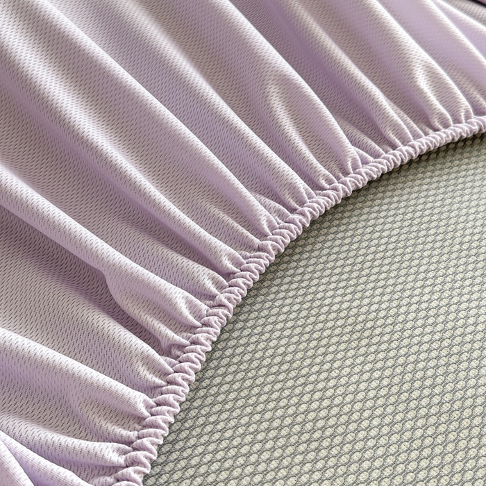 91家纺网 家纺一手货源 找家纺 宜代光年 2025新款数码印花冰藤席 床笠-冰藤玉琼枝 粉