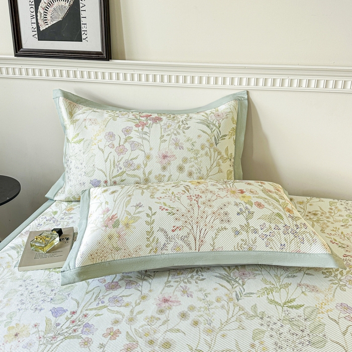 91家纺网 家纺一手货源 找家纺 （总）宜代光年 2025新款数码印花冰藤席