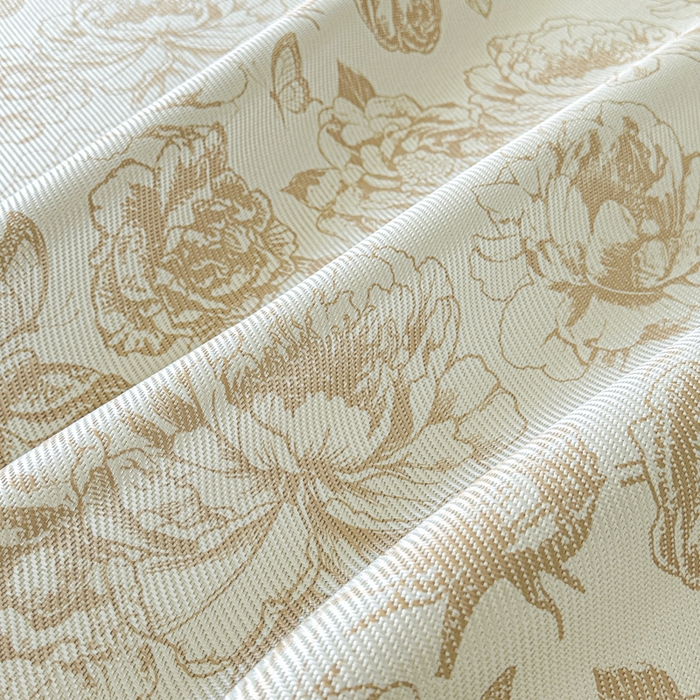 91家纺网 家纺一手货源 找家纺 宜代光年 2025新款数码印花冰藤席 床席-冰藤牡丹 咖