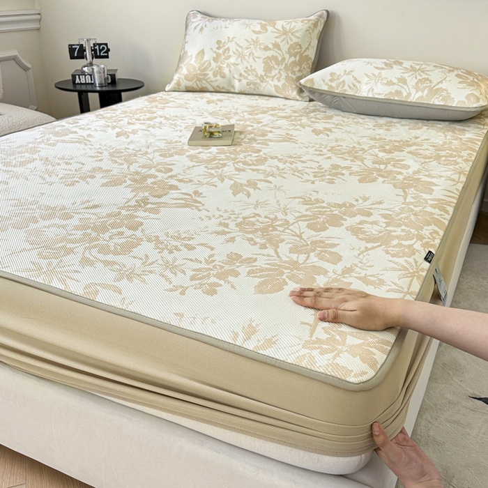 91家纺网 家纺一手货源 找家纺 （总）宜代光年 2025新款数码印花冰藤席